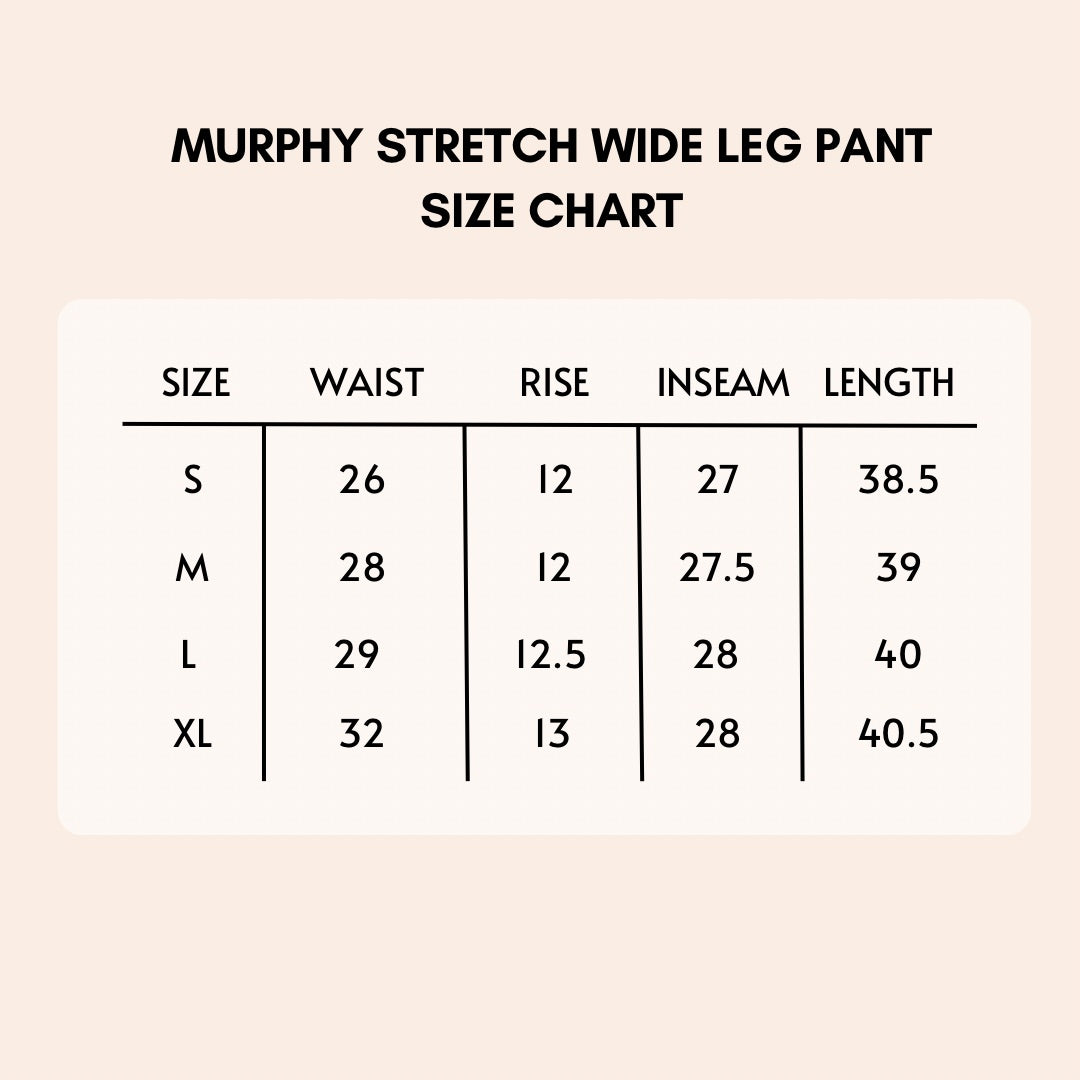 Murphy Stretch Wide Leg Pant