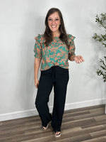 Load image into Gallery viewer, Kennedy Elastic Waist Dressy Pants
