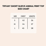 Load image into Gallery viewer, Tiffany Short Sleeve Animal Print Top
